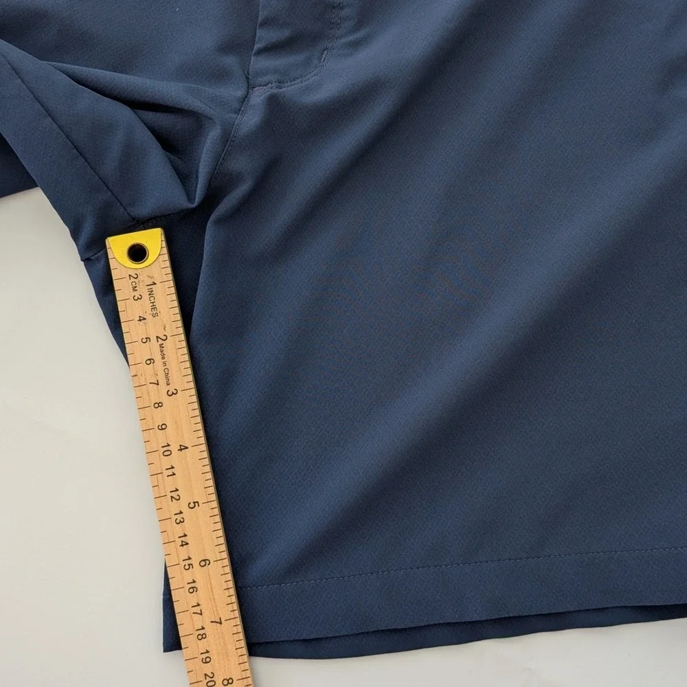Vineyard Vines Performance‎ On-The-Go Shorts Mens 35 Navy Stretch 7.5 Golf